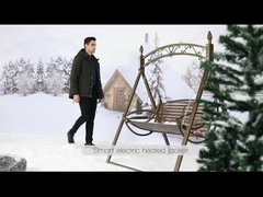 가열 된 겨울 의류 폴리에스터 가열 된 스노보드 재킷