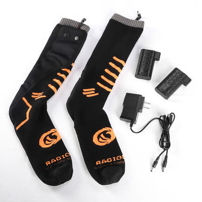 재충전 가능한 전기 양말 배터리 가열 된 양말 M L XL 크기 사냥 겨울 스키 야외
