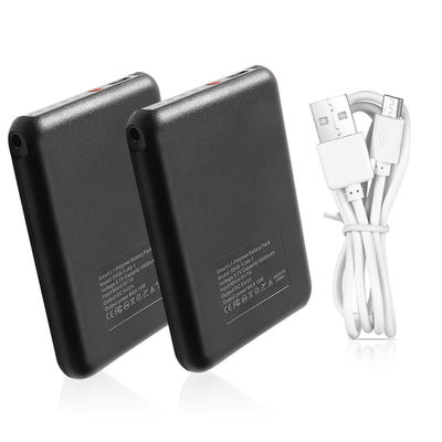 충전식 리튬 뜨거워진 겨울은 겨울 야외 하이킹을 위한 4000mAh 전기 긴 장갑에 장갑을 낍니다