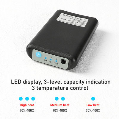 회색 4000mAh 배터리 가열 스타킹 Three Temp. Gears 가열 압축 양말