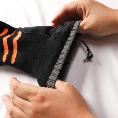 재충전 가능한 전기 양말 배터리 가열 된 양말 M L XL 크기 사냥 겨울 스키 야외
