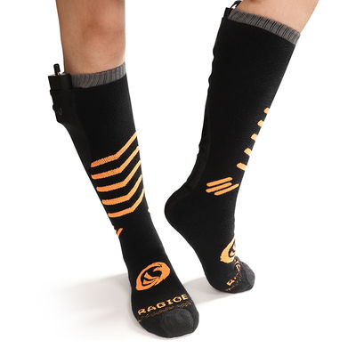 재충전 가능한 전기 양말 배터리 가열 된 양말 M L XL 크기 사냥 겨울 스키 야외